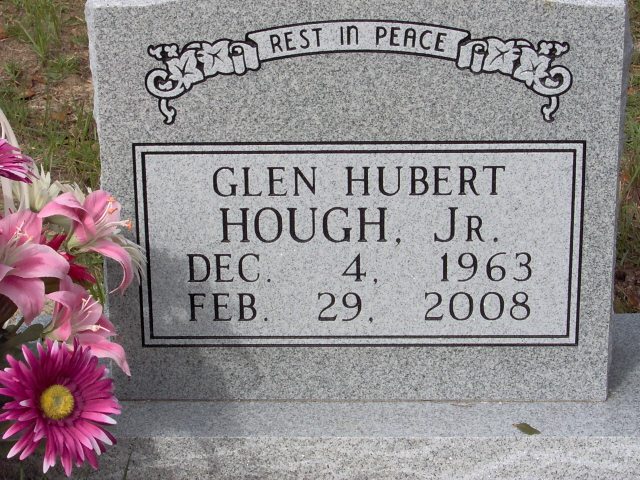 Headstone for Hough, Glen Hubert Jr